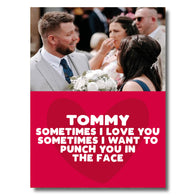Photo Punch Love Card